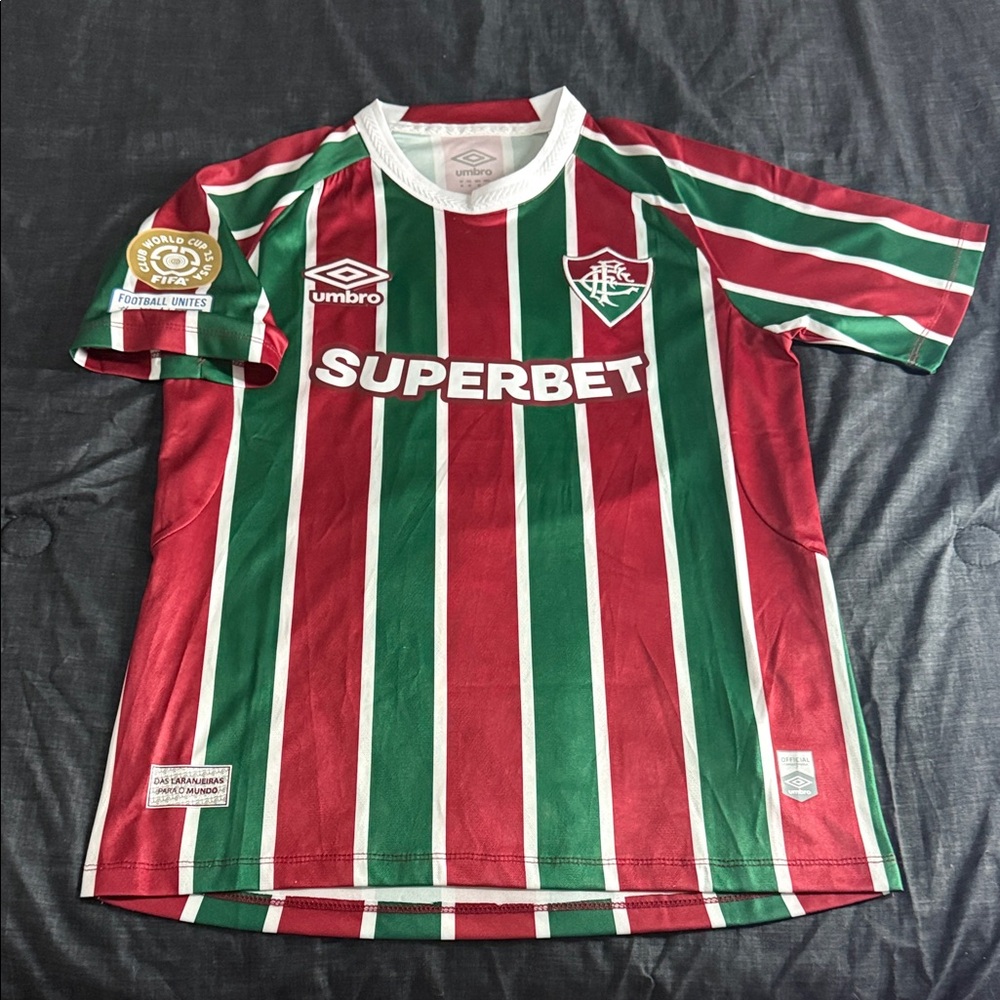 Fluminense #3 Thiago Silva 2025-26 FIFA Club World Cup Umbro Home Jersey - Picture 2 of 10
